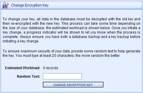 Set Encryption Key